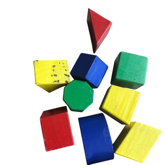 Vintage Wooden Alphabet Blocks Building Child Toy Lot Japan Stamped READ DSCPT - Picture 4 of 8